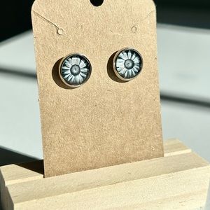2 for $14 Handmade Flower Stud Earrings